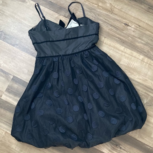 [Betsey Johnson] NWT Vintage Polka Dot Bubble Mini Dress 10 - Picture 2 of 13